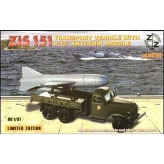 1:87 ZiS-151 vehicle w. P-15 anti-ship miss.