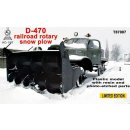 1:87 D-470 Railroad rotary snow plow