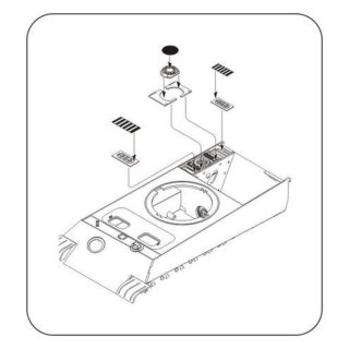 1:35 Panther Ausf. G Starboard Engines cooler set für Dragon Bausatz