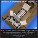 1:35 Crusader (Cruiser tank Mk.IV) Engine set