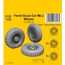 1:35 Ferret Scout Car Mk.2 Wheels 1/35 / for Airfix kits