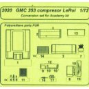 1:72 GMC 353 kompresor Le Roi conversion set...