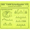 1:72 T-34/85 Syrian/Egyptian Version Resin Umbausatz...