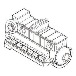 1:72 Jumo 211F Engine