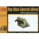 1:35 Stop Block-Concrete (Beton) WW II Railway Diorama