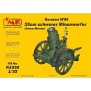 1:35 German WWI 25cm schwerer Minenwerfer/ Heavy Mortar-All Resin kit