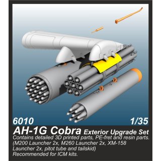 1:35 AH-1G Cobra Exterior Upgrade Set / for ICM kits