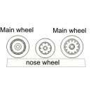 1:72 F-8 Crusader wheels for Academy kit