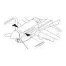 1:72 P-40E Exhaust