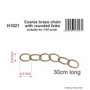 1:35 Coarse brass chain with rounded links - suitable for...