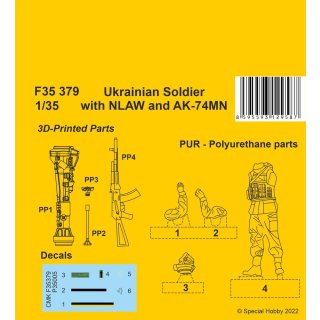 1:35 Ukranian Soldier with NLAW and AK-74MN