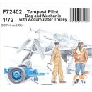 1:72 Tempest Pilot, Dog and Mechanic with Accumulator...