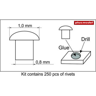 1:35 Rivets 1,0 mm