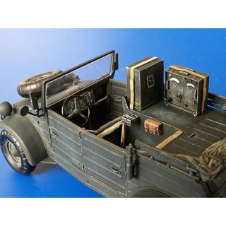 1:35 Kübelwagen Radio Car Kfz. 2 Umbau Set für Tamiya Bausatz