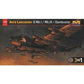 1:32 Avro Lancaster B Mk.I / Mk.III /Dambuster 3 in 1