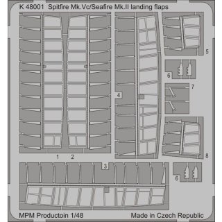 1:48 Spitfire Mk.Vc/Seafire Mk.II landingflap