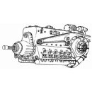 1:72 DB 603 German engine WW II