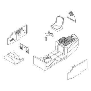 1:72 P-38J Lightning Interior Set