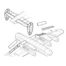 1:72 Lancaster Mk.I/III - Control Surfaces für...