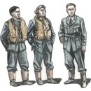 1:72 Barracuda Crew Members-Standing (3 fig.)