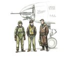 1:72 WWII US bomber pilot and two gunners