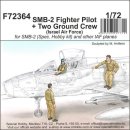 1:72 SMB-2 Fighter Pilot + Two Ground Crew (Israel Air...