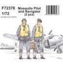 1:72 Mosquito Pilot and Navigator