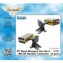 1:72 PT Boat Weapon Set No.4 - Mk.50 Rocket Launcher (2...