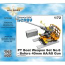 1:72 PT Boat Weapon Set No.6 - Bofors 40mm AA/AS Gun 1/72