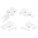 1:72 Curtiss P-40E - Control sufaces set