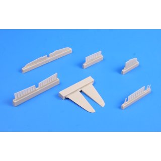 1:72 A6M2 model 21 Zero-Control surfaces set