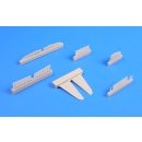 1:72 A6M2 model 21 Zero-Control surfaces set