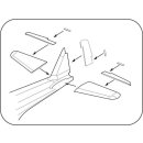 1:72 A6M5 Zero-Control surfaces set for Tami