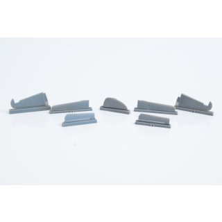 1:72 Ki-84-I(Ko)Hayate-Control Surfaces Set