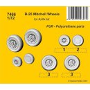 1:72 B-25 Mitchell Wheels