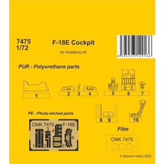 1:72 F-18E Hornet Cockpit