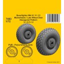 1:72 Beaufighter Mk.VI/X/21 Mainwheels - Late Wheel Disk...