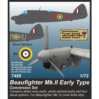 1:72 Beaufighter Mk.II Early Type Conversion set