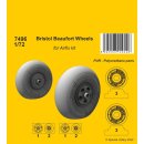 1:72 Bristol Beaufort Wheels 1/72 / for Airfix kit