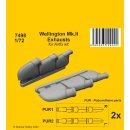 1:72 Wellington Mk.II Exhausts 1/72 / for Airfix kit