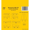 1:72 Mosquito B Mk.XVI Control Surfaces / for 1/72 Airfix...