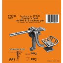 1:72 Ju 87D/G Gunner`s Seat and MG 81Z machine gun / for...