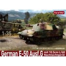 1:35 German E50 tank with L68 10.5cm gun